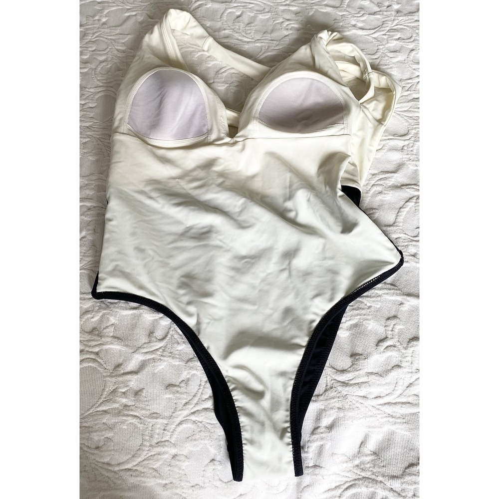 Summersalt The Deep Dive Size 2 Swimsuit Black White One Piece Beach cruise - Picture 8 of 8
